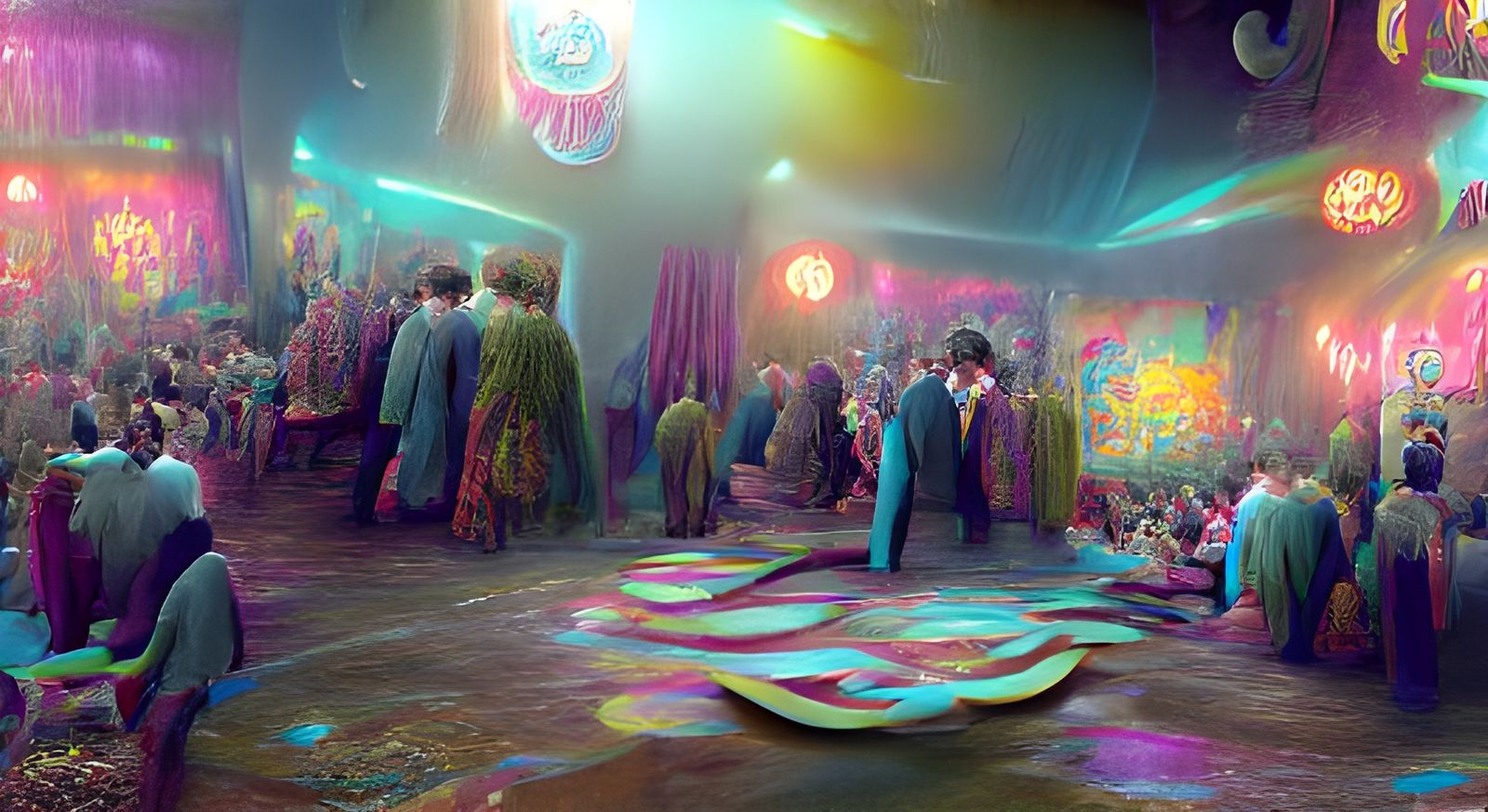 London Dance Club 1968: Psychedelic Hippie Vibe
