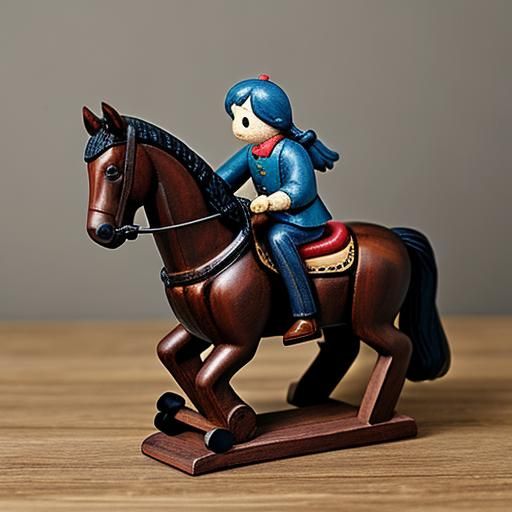 Classic Wooden Rocking Horse Toy