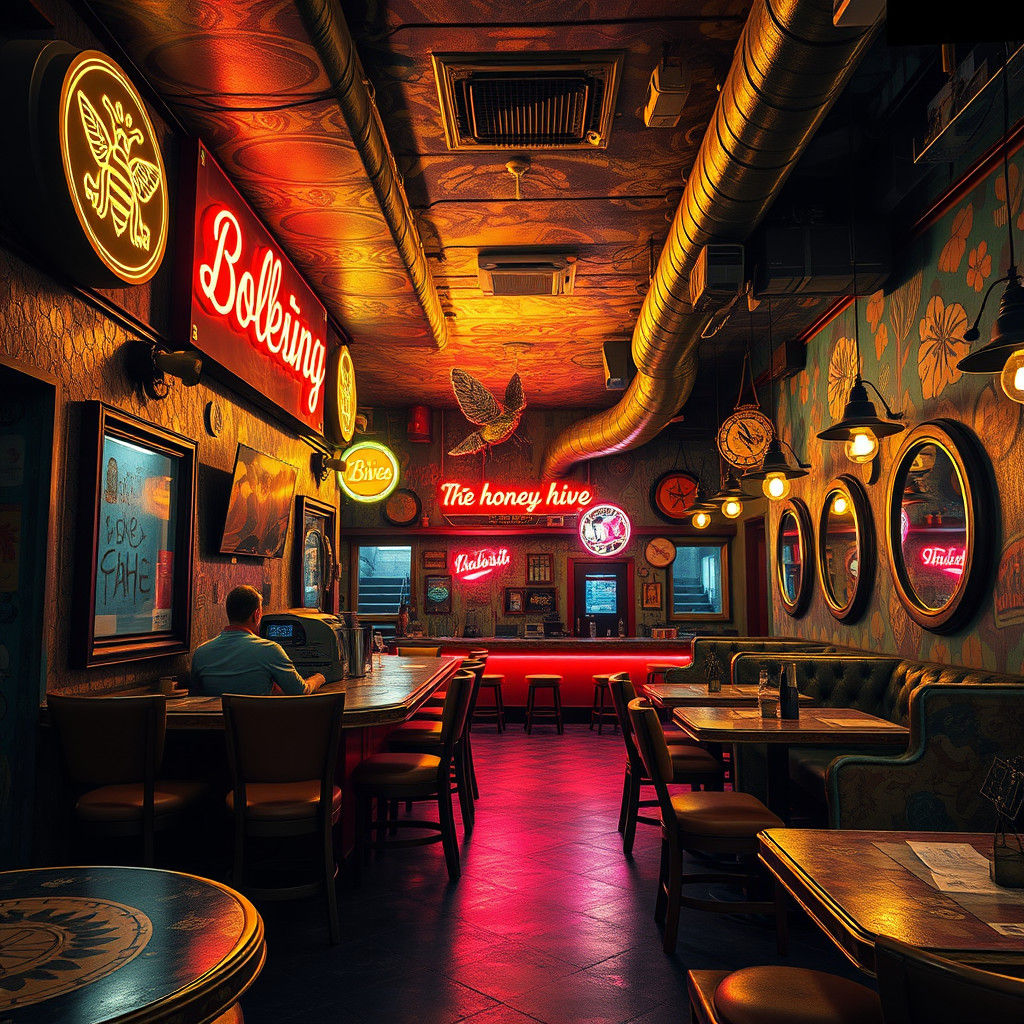 The Honey Hive: A 1950s Fantasy Bee Dive Bar