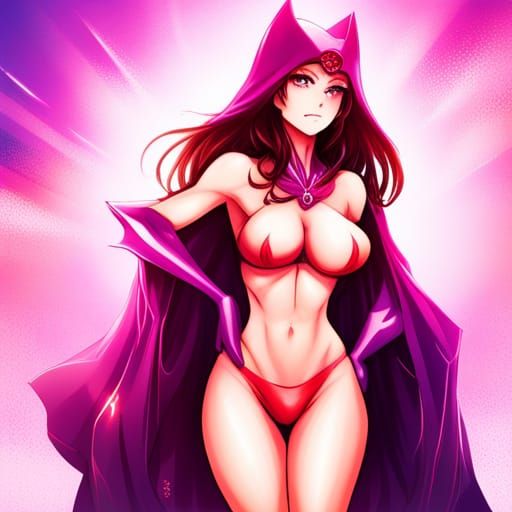 Scarlet Witch Bikini in Anime Style