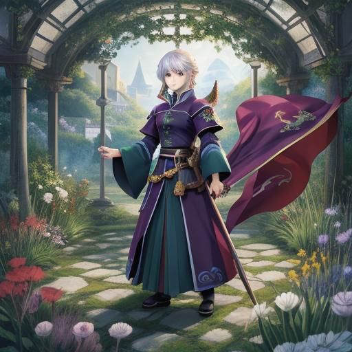 Anime Style: Woman Keeper of Dragon's Garden