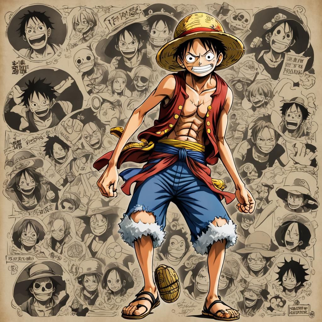 Luffy One Piece Anime Art