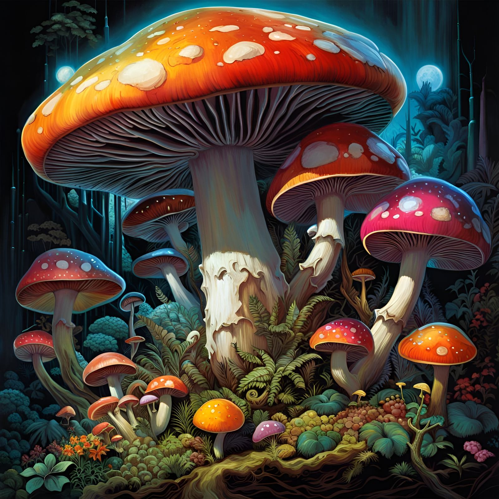 Museum of Wacky Bioluminescent Mushrooms