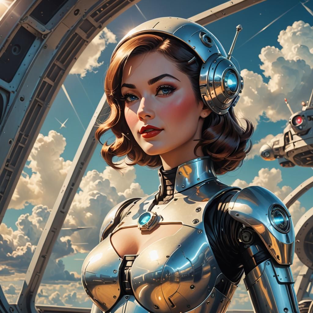 (pin-up) retro-futurism #1