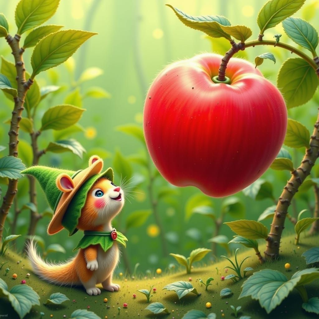 Wooly Caterpillar's Apple Adventure: A Whimsical Illustratio...
