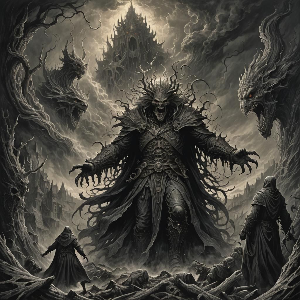 Elemental Horror in the Style of Doré