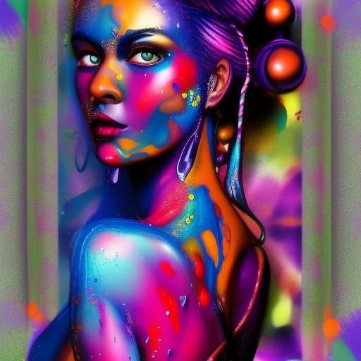 Colorfull girl