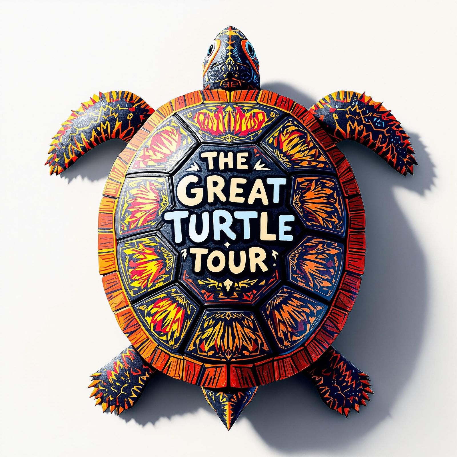 Stunning Shell-Centric Turtle in Vibrant, 8K Resolution