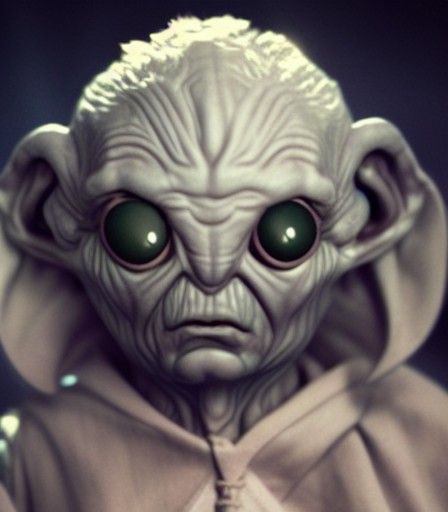 Young Gandalf: An Alien Baby Portrait