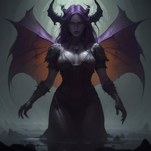 Devil in a Bottle: Dark Fantasy Concept Art