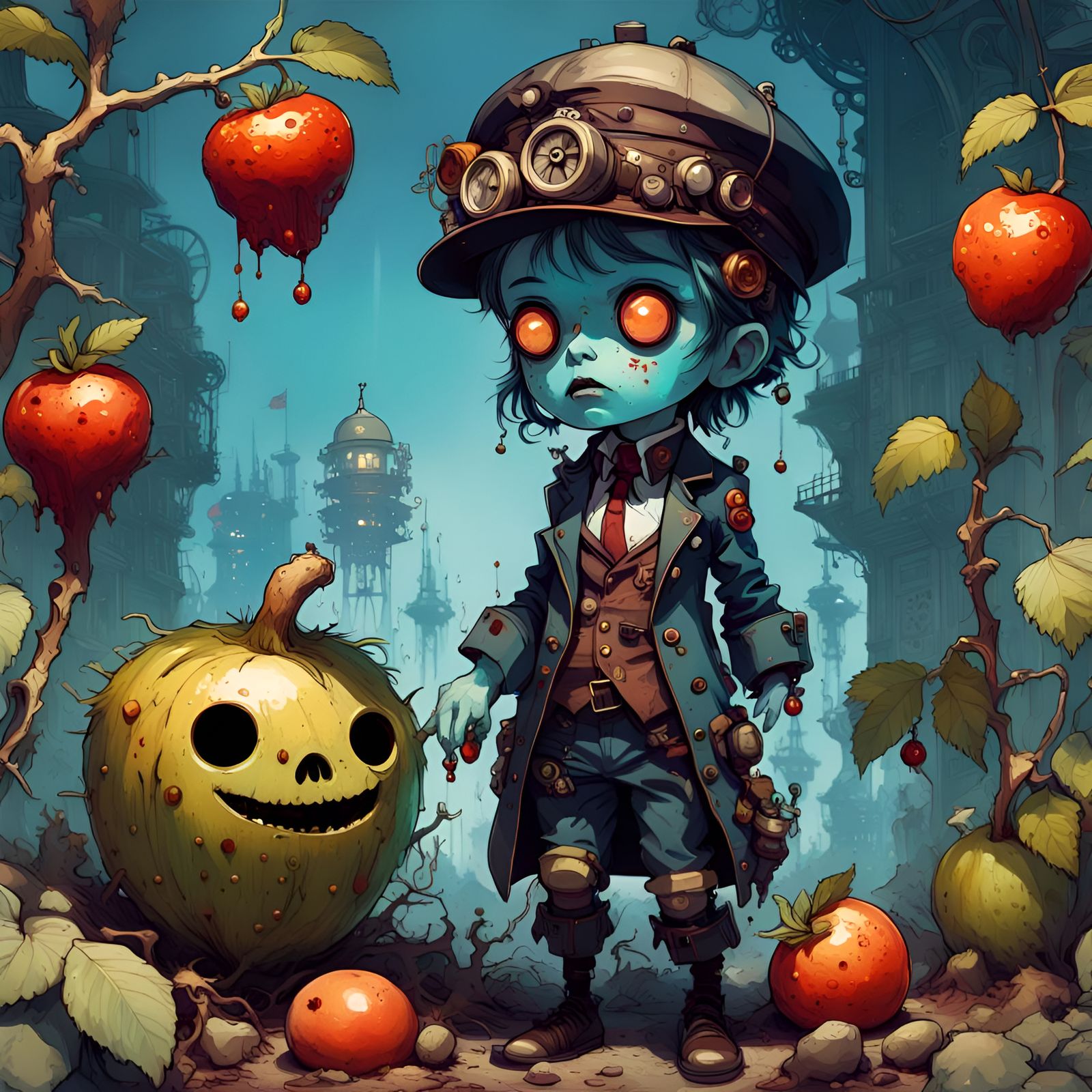 A walk through zombie fruit lane