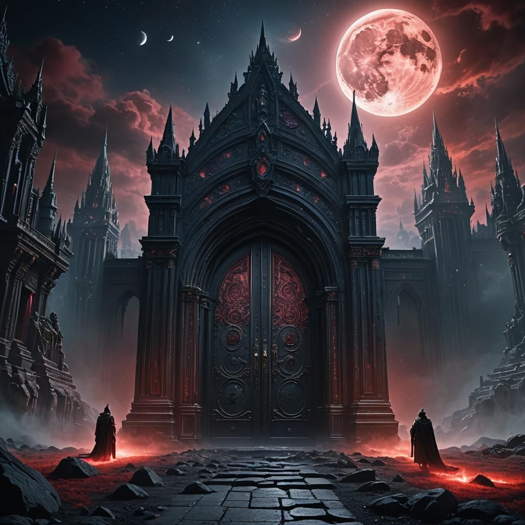 Kingdom of Darkness and Radiance: A Matte Painting