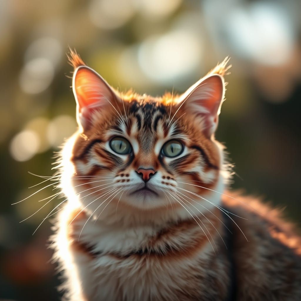 Morning Feline in Soft Focus