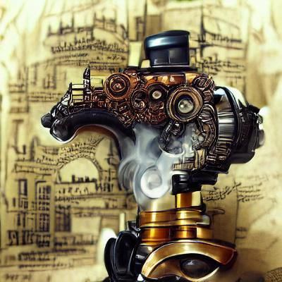 Steampunk Sherlock Holmes Engine