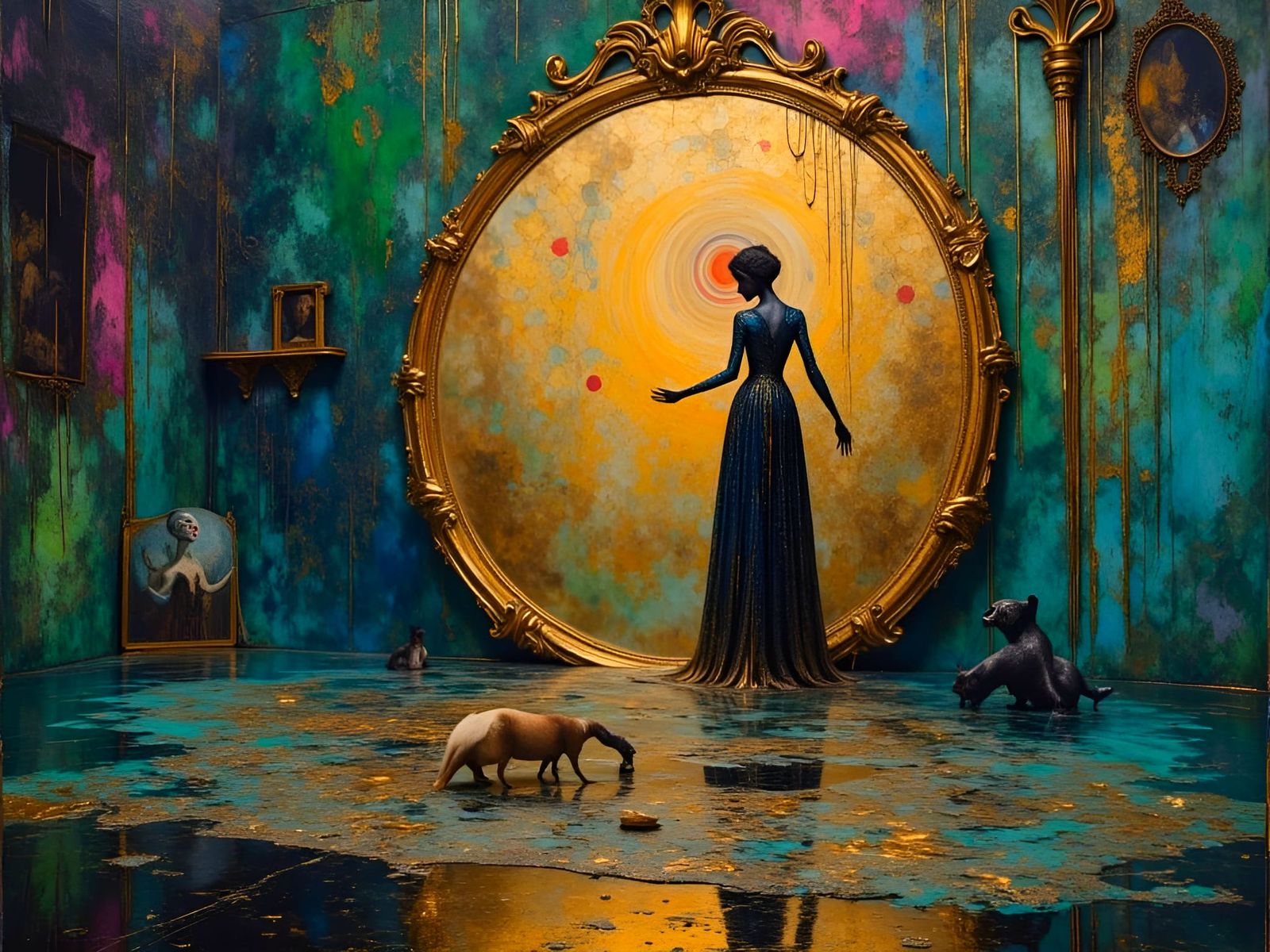 The mirror melted and revealed her future...