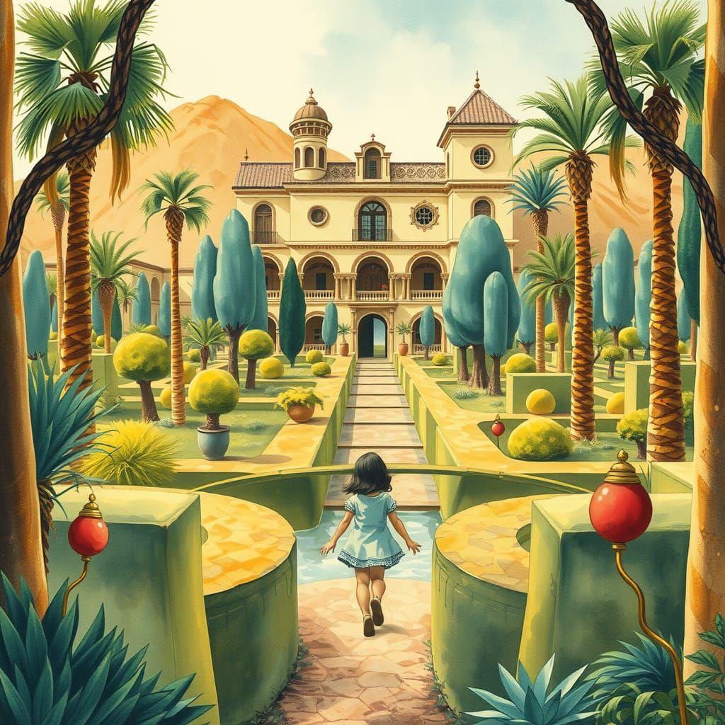 Egyptian country garden