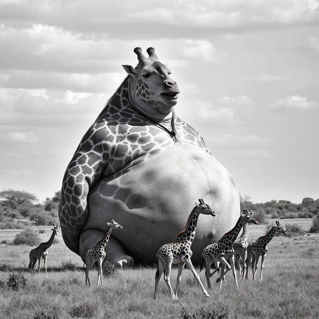 Jumbo Giraffe in Savannah Oases