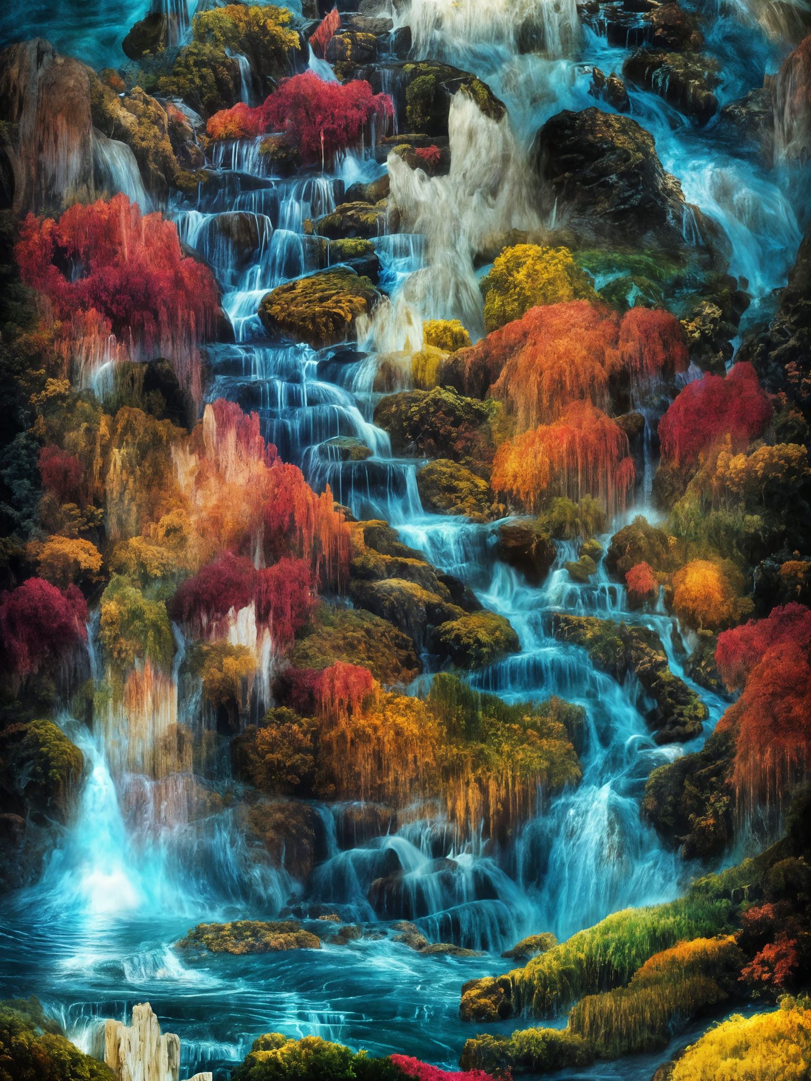 Gravity acting on water...