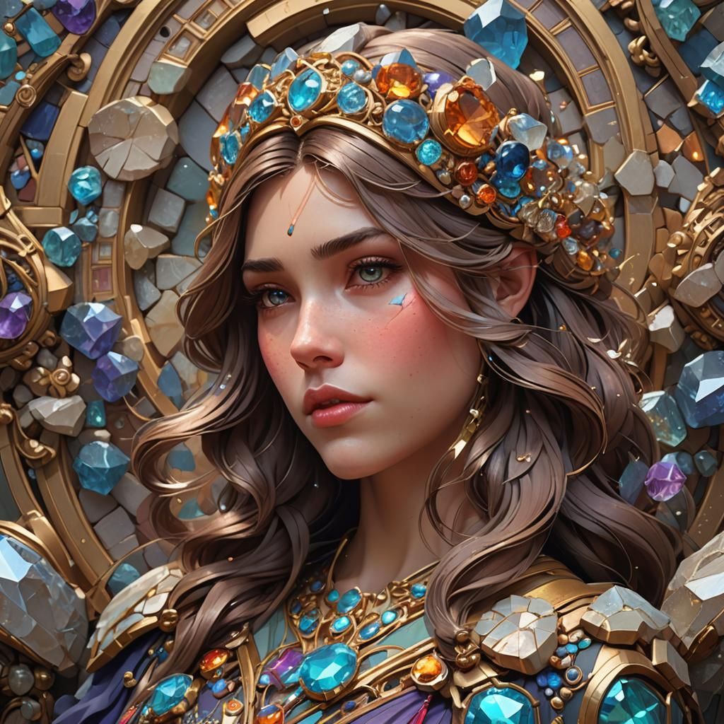 Disney Characters Built From Natural Stones