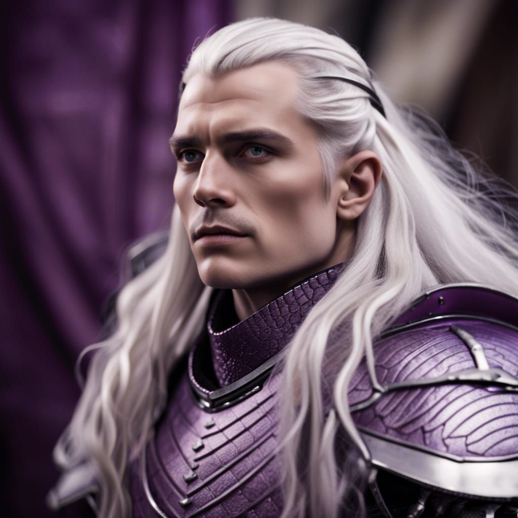 Valyrian Man with Silver Armor Portrait