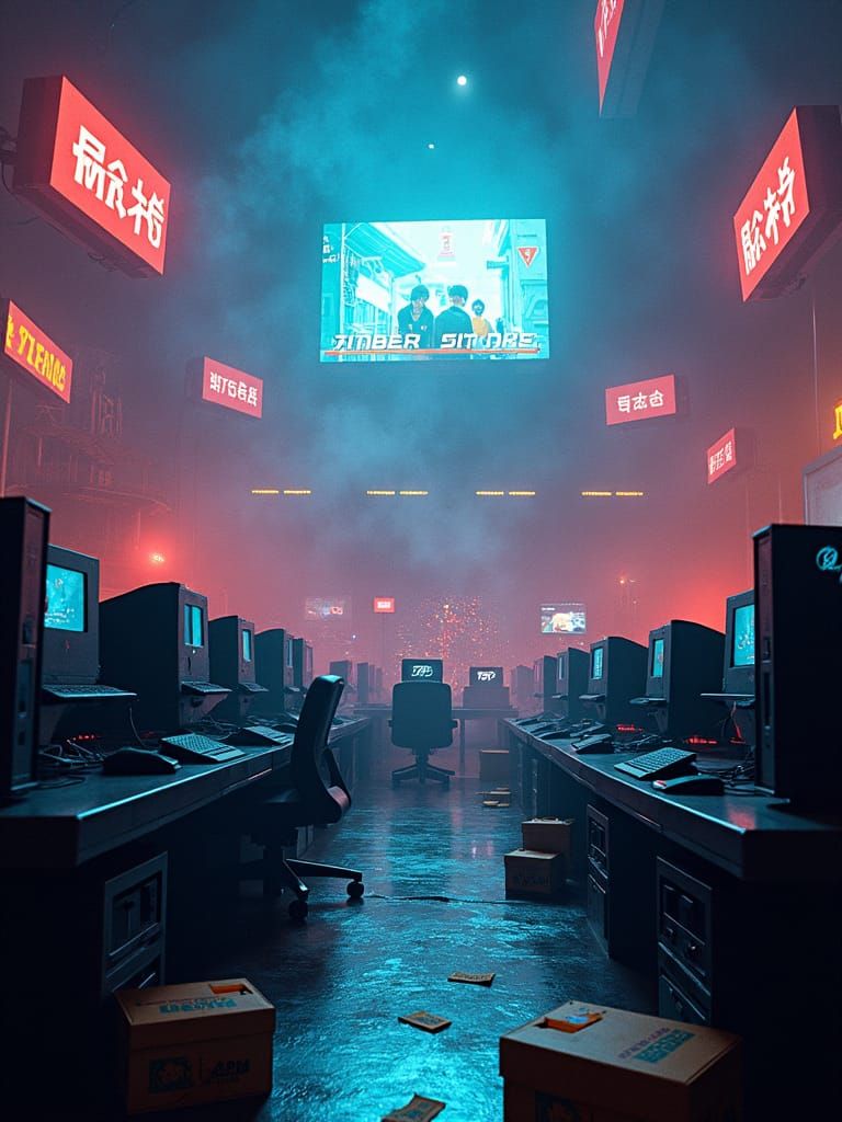 Coding Competition in Fight Poster Style