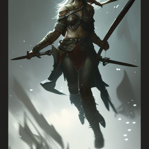 Viking Berserker Warrior: Dark Fantasy Concept Art