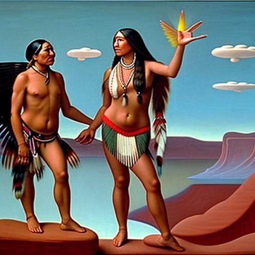 Native American Woman: A Creation of Adam