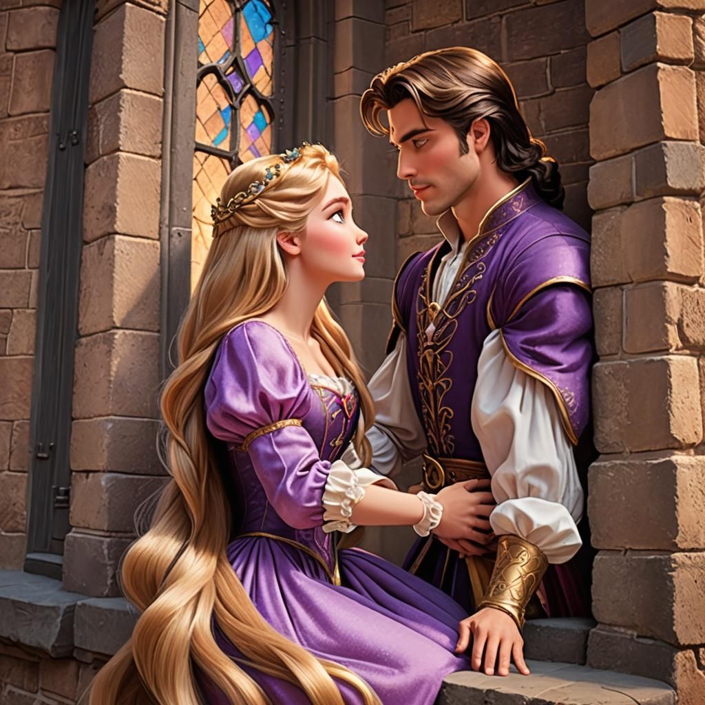 Flynn and Rapunzel