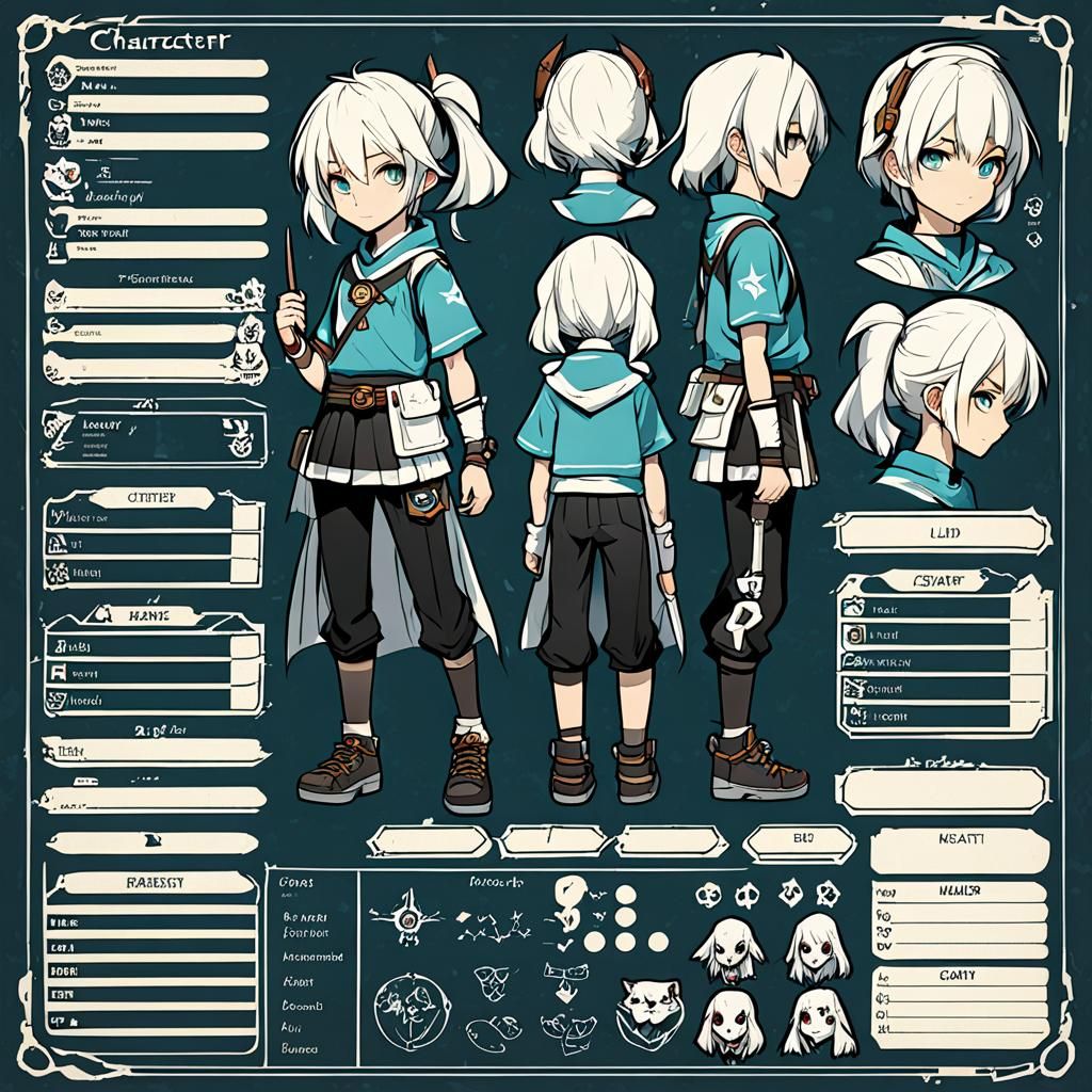 AI Generated Character Sheet