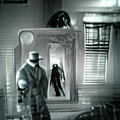 Film Noir: Invisible Man in Haunted Mirror