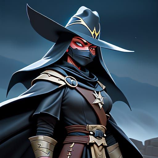 Dawn Juana de la Vega as Zorro, Masked Vigilante