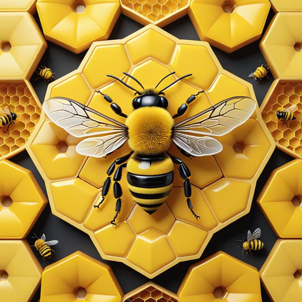 Octagon Honeycomb and Bees