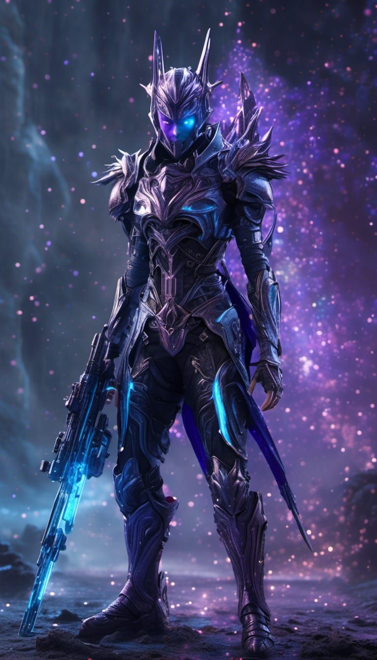 Cyber Elf Sci-Fi Soldier in Armor