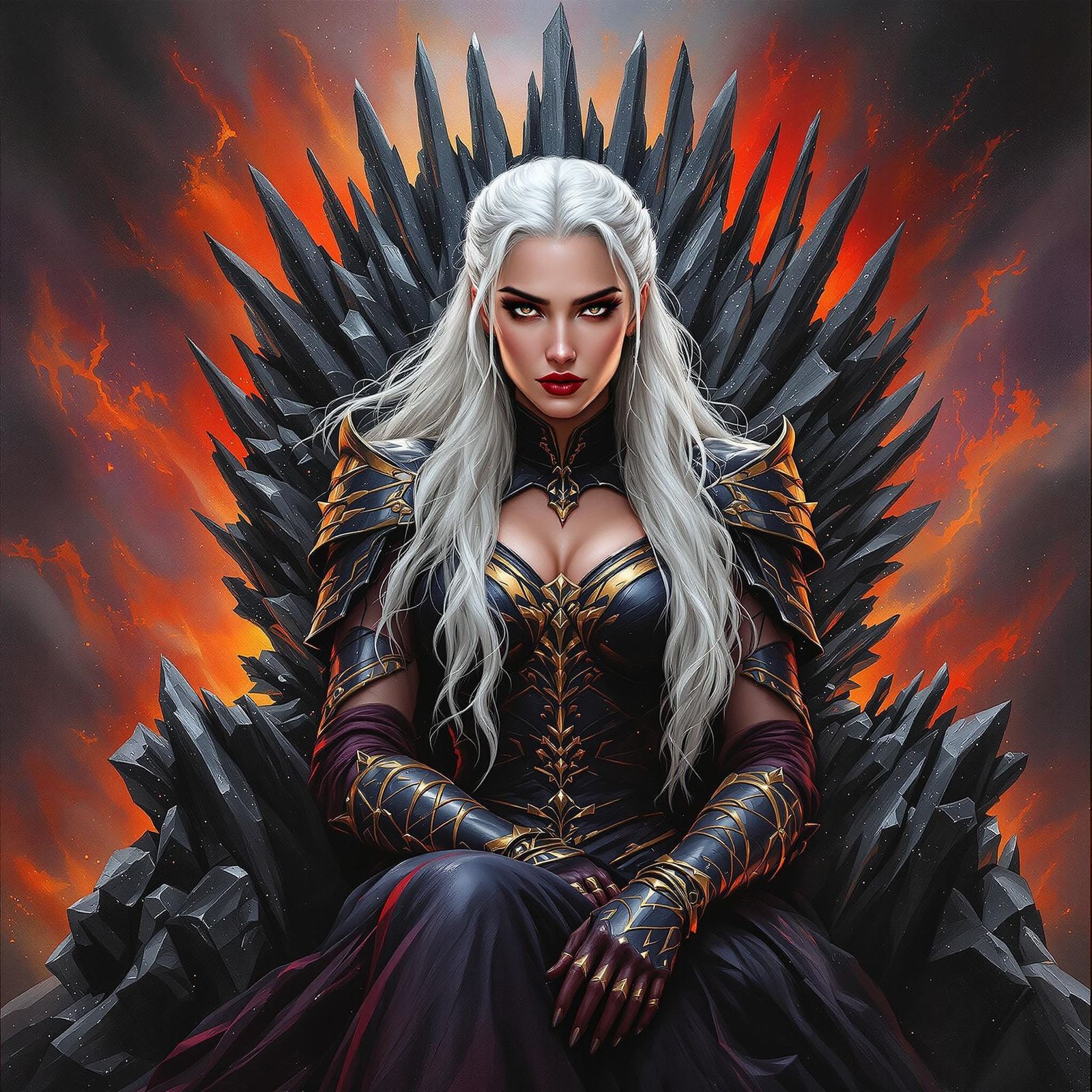 Daenerys Targaryen in Impressive Impasto Glory