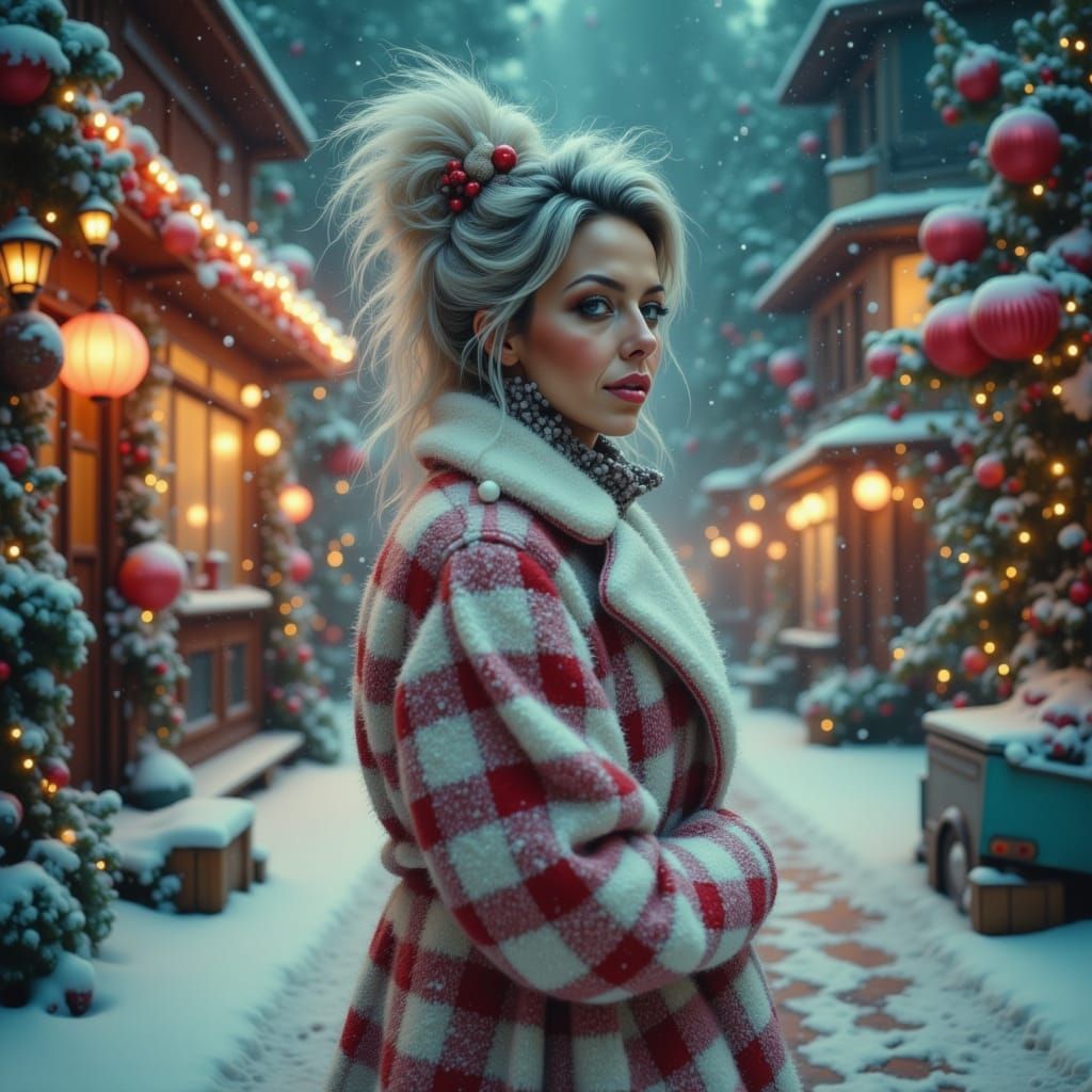 <lora:HRH-neon-grunge:1.0>   retro  lady