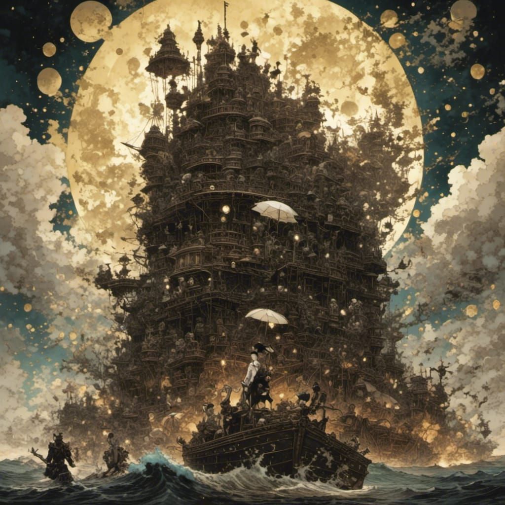 Bound Anime Fantasy Character in Dark Detail