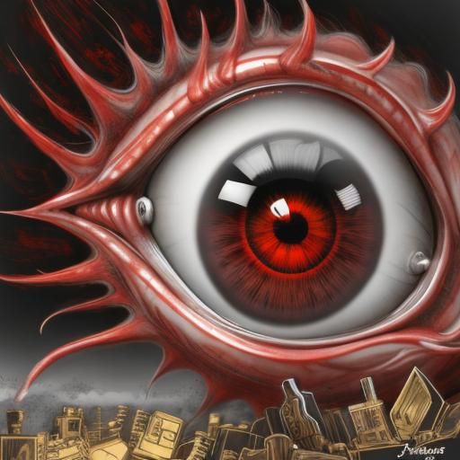 Abstract Black and White Composition