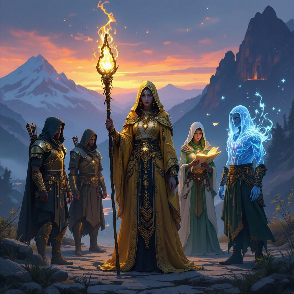 Mystical Soul Tribe in Twilight Temple