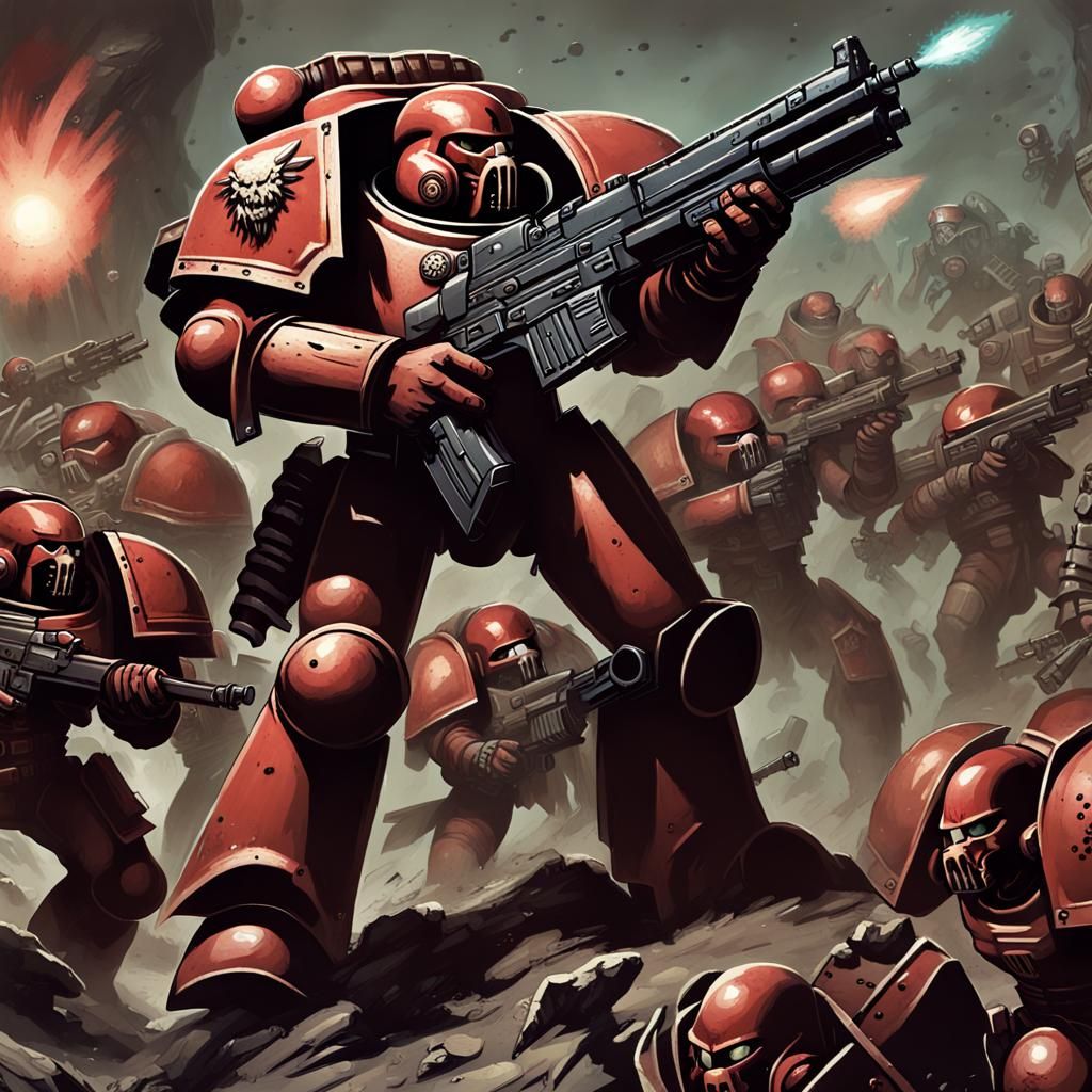 Space Marine Bolter Assault on Tyranid Horde