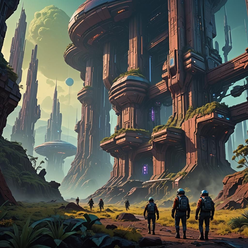 Space Rangers Explore Ancient Alien Temple