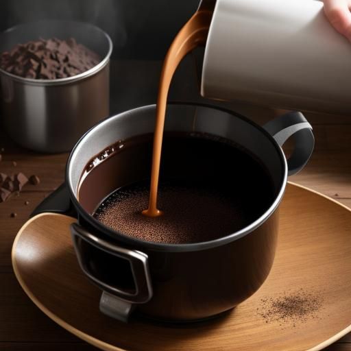 Chocolate Boiling in a Cup Still Life