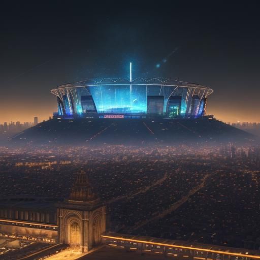 Ronaldo and Messi: Fantasy Stadium Portrait