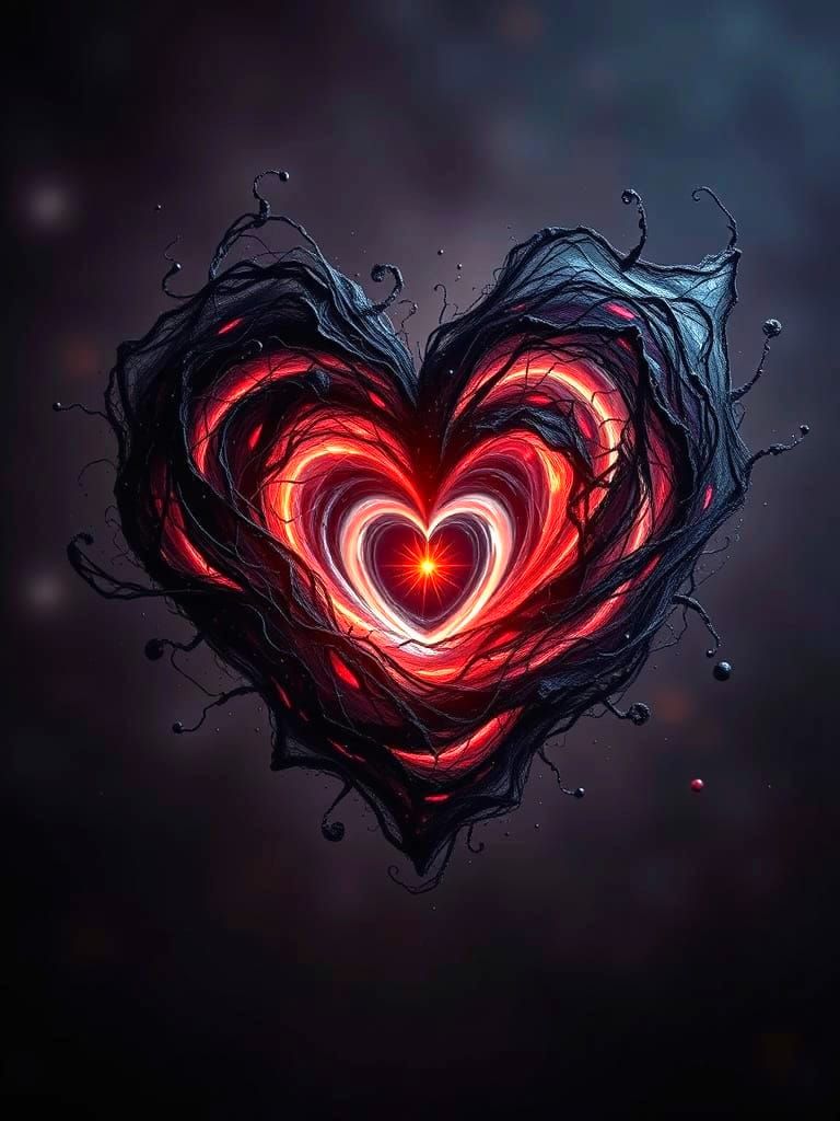 Dark Matter's Inferno: A Hyperrealistic Cosmic Blaze