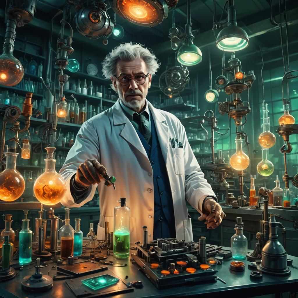 Mad Scientist Revives Dead in Fantasy Laboratory