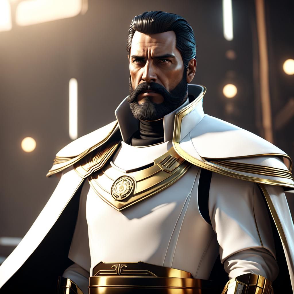 Star Wars Inspired Grand Admiral in 3D