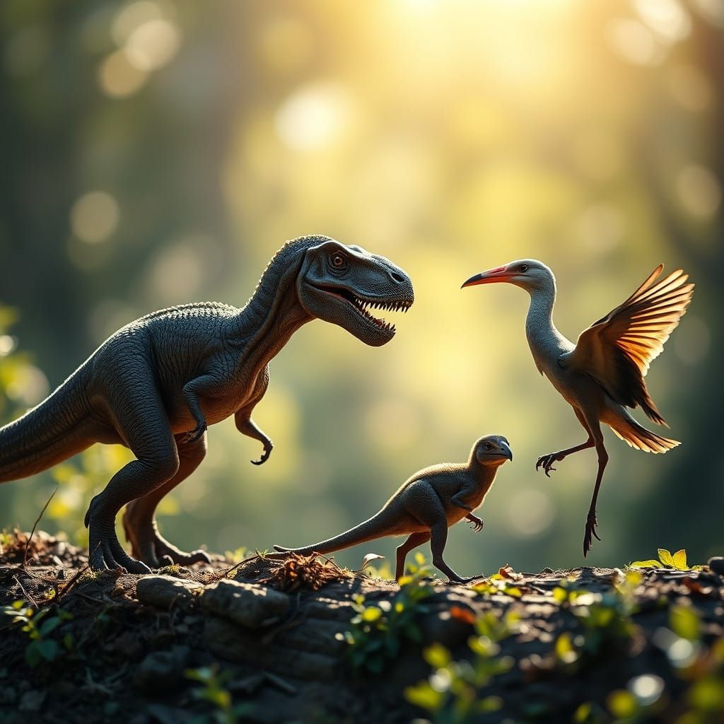 Evolutionary Transitions from Dinosaurs to Birds in Sharp Fo...
