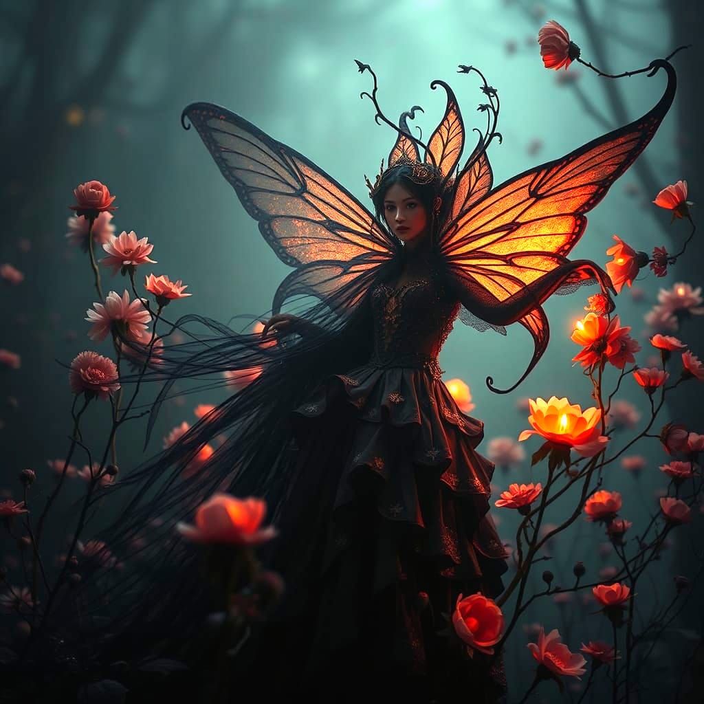 Bewitching Fairy in Avant Garde Surrealism