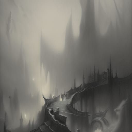 Sinister Spirits in Shadow: A Dark Fantasy Masterpiece