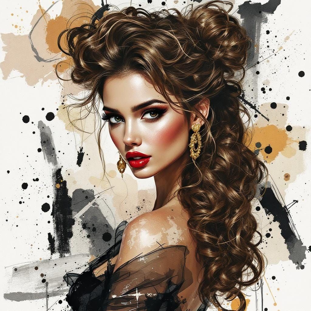 Like a wild west saloon babe