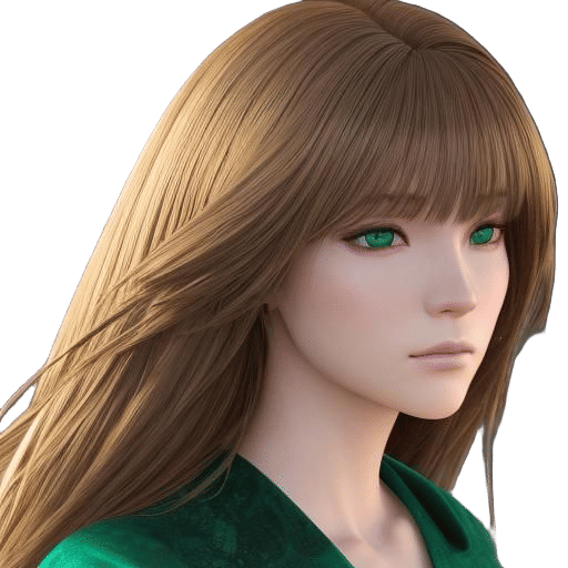 Animated Thirteen-Year-Old Girl: 3D Anime Art